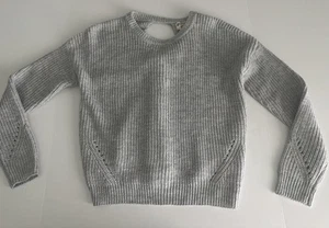 Suéter Cuello Redondo Mezcla Acrílico Gris Grande Hippie Rose Nuevo con Etiquetas - Imagen 1 de 5