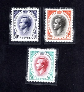 Monaco 1959 set of stamps Mi#622-624 MH CV=16.8$ - Picture 1 of 2