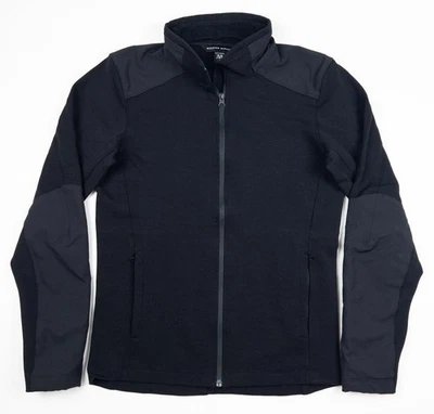Mission Workshop Merino Wool Bosun Jacket Men's Small Full Zip Solid Black Knit - Image 1 of 4