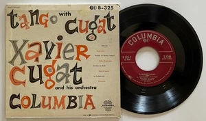 Xavier Cugat Tango With Cugat dbl EP 45 rpm PS Columbia Latin Jazz (1953) vg++ - Picture 1 of 8