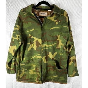 VTG 60s Ranger Reversible Camouflage Shirt Jacket Mens L  Camo Hunting USA - Picture 1 of 8