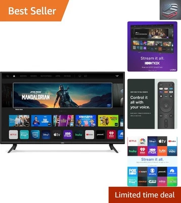 2021 Renewed 43-Inch Smart TV with HDR, AirPlay & Chromecast - Stunning Picture - Image 1 of 4