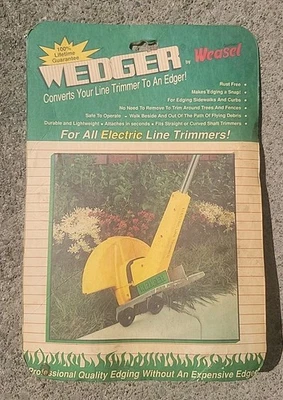 WEDGER by Weasel Converts Your Line Trimmer To An Edger NEW SEALED USA MADE! - Image 1 of 4
