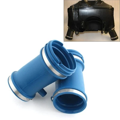 L&R Air Intake Filter Cleaner Suction Pipe Ducts For BMW R1200 GS R RS RT Blue - Imagem 1 de 4
