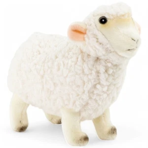 Carl Dick pecora bianca, agnello in piedi circa 21 cm, peluche, peluche - Foto 1 di 4