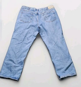 Men’s Red Head Red Fleece Flannel Lined Light Wash Jeans Denim 40 X 32 Two Pairs - Picture 1 of 7