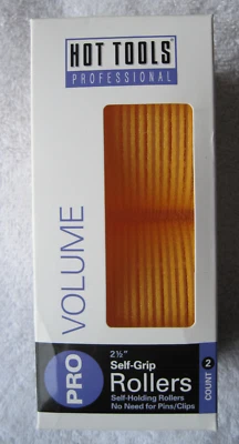 2 Hot Tools 2 1/2" Anti Static Self Adhering Thermal Rollers Hair Curlers Jumbo - Image 1 of 4