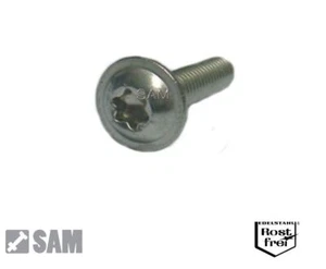 25 Stück M2,5X6 Flanschschrauben ISO7380 V2A mit Torx ULF - Bild 1 von 1