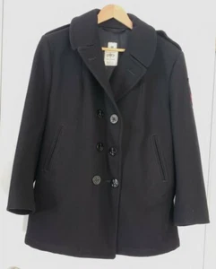 US Navy USN Peacoat Pea Coat Enlisted Overcoat Woman's Wool Size 18R - Picture 1 of 5