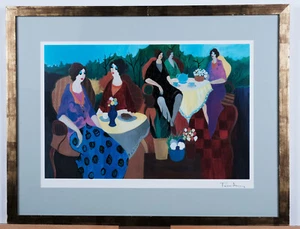 Itzchak Tarkay "Morning Special" Framed & Matted Seriolithograph Signed in Plate - Picture 1 of 8