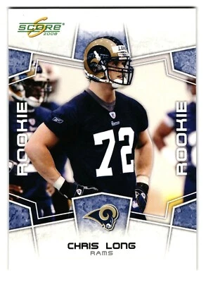 2008 Score Football Chris Long Rookie St. Louis Rams #332 - Image 1 of 2