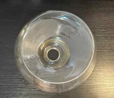 Globo de repuesto para colgante HDC de bronce envejecido de 1 luz con vidrio enchapado en ámbar Foto 1 de 2