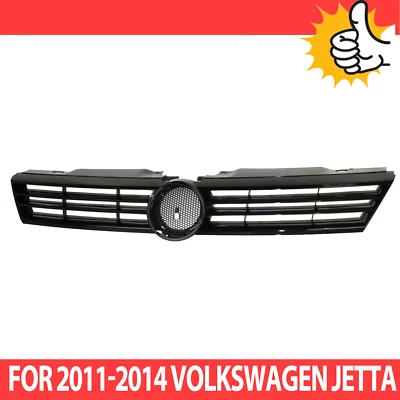 Parachoques delantero gris con moldura cromada para VW Volkswagen Jetta 2011-2014 Foto 1 de 4