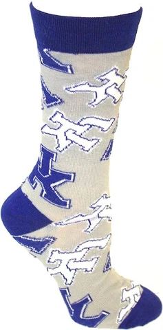 NCAA Kentucky Wildcats Repeater Team Mid-Calf Socks Cover