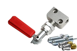 Brake Proportion Valve Lever Adjustable Prop Bias Adjuster Racing + Hose Ends - Picture 1 of 1
