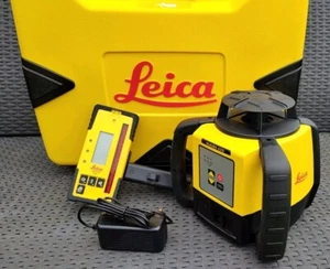 ๐ 2023 LEICA RUGBY 620 Li-Ion LIVELLO LASER, RICEVITORE ROD EYE 160, CARICATORE, CUSTODIA - Foto 1 di 7