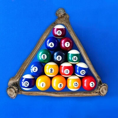 MOUNTAIN MIKES Antler Pool Ball Rack - Home Decor - Pool Table Accessories - Game Room Accents