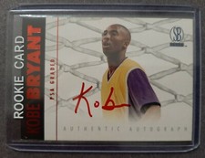 KOBE BRYANT 1997 SCORE BOARD  ROOKIE RARE RED INK AUTOGRAPH PSA GRADED!!! 