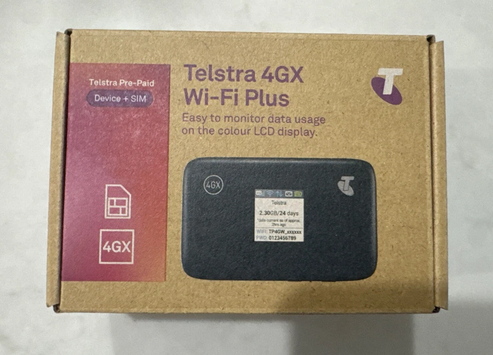 Telstra 4gx WiFi 4g ZTE MF910Z Modem Optus