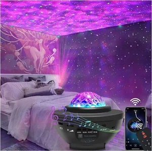 Star Projector Galaxy Light Projector with Bluetooth Speaker, Multiple Colors Dy - Picture 1 of 6