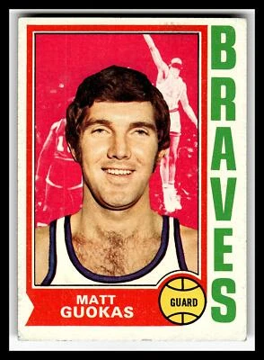 1974-75 Topps #117 Matt Guokas - Image 1 of 2