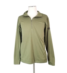 The North Face sweater jacket men's large green fleece long sleeve ¼ zip - Picture 1 of 15