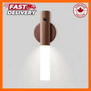 LED Motion Sensor Night Light Rechargeable With Magnet Holder Battery Torch - Picture 1 of 7