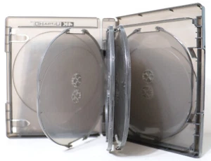 Genuine 4K UHD Viva Elite TRANSLUCENT 8-Disc 25mm Blu-ray Replacement Case NEW - Imagen 1 de 8