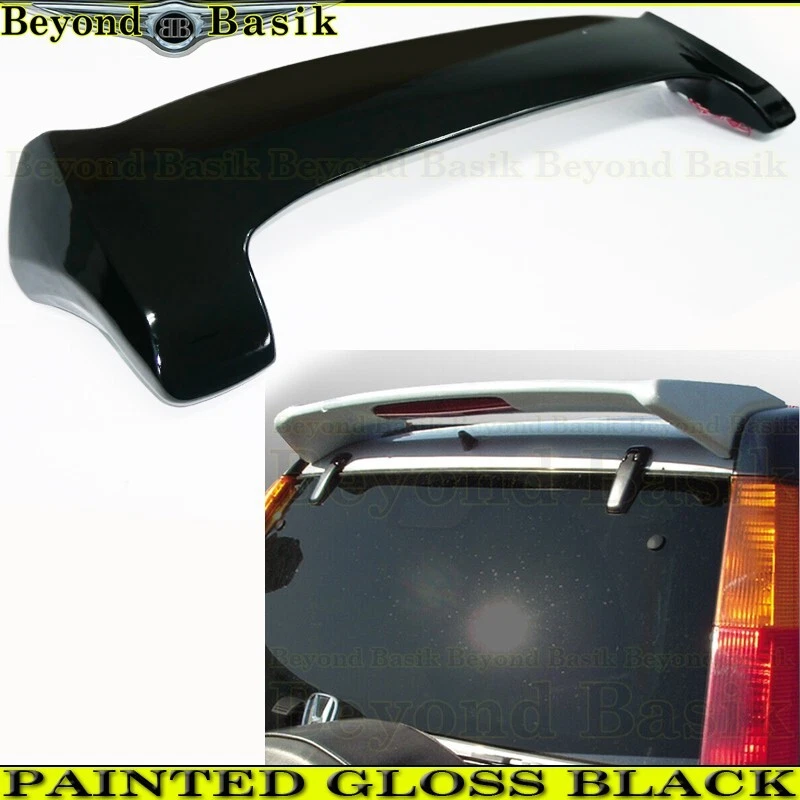 Honda CR-V 2002 2003 2004 2005 2006 negro brillante estilo fábrica alerón de techo con LED Foto 1 de 1