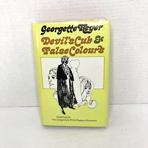 DEVIL'S CUB/FALSE COLOURS 2-in-1 Georgette Heyer 1964-1966 Book Club Edition HC - Picture 1 of 12