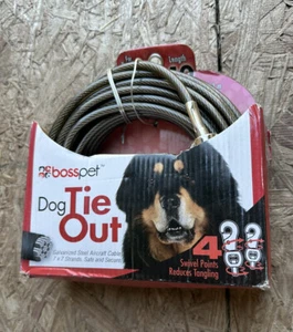 Tie Out Dog Xlarge 40 FtPdq, BOSS PET PRODUCTS, Single Unit - Picture 1 of 1
