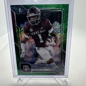 Bowman Chrome U Mario Craver 2025 brillo verde/99 - Imagen 1 de 2