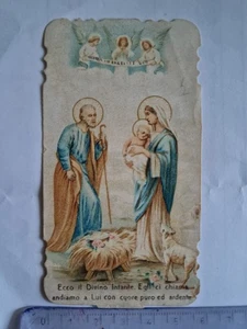Santino Holy Card Fustellato Ecco Il Divino Infante PG579 - Picture 1 of 2