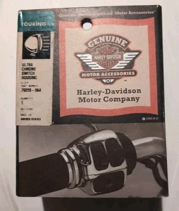 Harley-Davidson 70228-96A Ultra Chrome Switch Housing Kit Touring OEM NIB - Picture 1 of 4