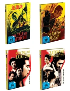 Zatoichi 1-4 - 4 Mediabooks  - Blu-Ray & DVD - Neu & OVP - Bild 1 von 1