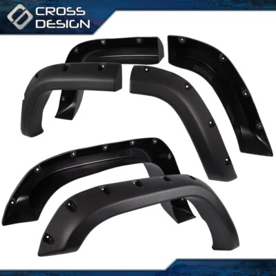 Guardabarros negro apto para Jeep Cherokee XJ (4 PUERTAS) deportivo utilitario 84-01 - texturizado Foto 1 de 4