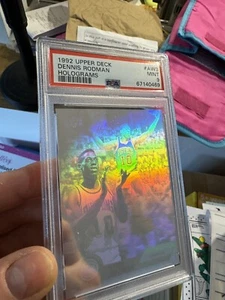 1992-93 Upper Deck - Award Winners Holograms #AW3 - Dennis Rodman PSA 9 Mint 🔥 - Picture 1 of 3