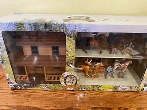 Newray Western The Big Country Home Frontier Wagon Scene Neu in OVP - Bild 1 von 3