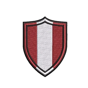 Peru Shield Flag Patch Embroidered Iron-on Badge DIY Applique Uniform - Picture 1 of 12