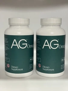 2X AG  Athletic Greens Omega 3 Supplement  90 Softgels Each Container - New! - Picture 1 of 5