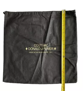 Couture Donald J Pliner BLACK Dust Storage Bag Large 19" X 19" - Picture 1 of 4