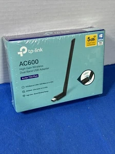 TP-Link AC600 Archer T2U Plus High Gain Wireless Dual-Band USB New Sealed - Picture 1 of 2