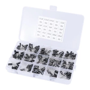 Juego de condensadores electrolíticos de electrólisis de aluminio 200 Kit de condensadores electrolíticos - Imagen 1 de 4