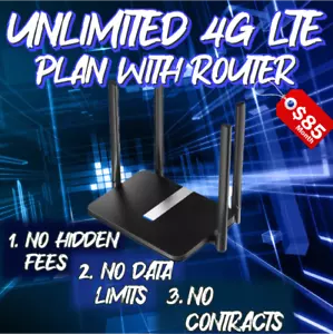 AT&T UNLIMITED DATA ROUTER HOTSPOT - 4G LTE RV, Home, Business Internet - $85/Mo - Picture 1 of 1