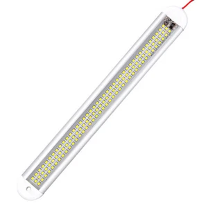 12-85V 120LED Car Interior Light Strip Bar Lamp Van Bus Caravan On/Off Switch - Afbeelding 1 van 8
