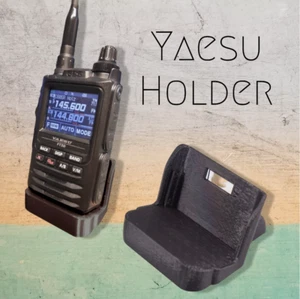 Schreibtisch Ständer Halter für Yaesu FT2DR, FT3DR & FT5DR Dual Band Digital Handheld - Bild 1 von 4