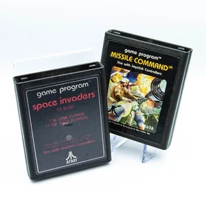 Space Invaders & Missile Command Atari 2600 | Cartridges Only | Tested & Working - Picture 1 of 2