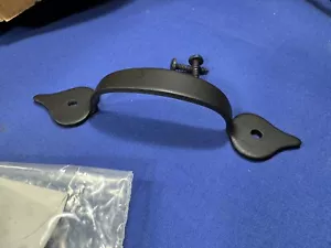 25 tiradores de cajón BORN vintage de stock antiguo nuevos, manija de puerta de gabinete, negro mate - Imagen 1 de 8