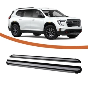 Tabla de correr fija de aluminio apta para barras Nerf escalón lateral GMC Acadia 2024 2025 - Imagen 1 de 12