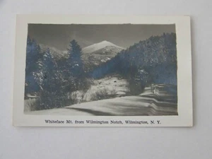 Wilmington New York NY RPPC Echtfoto Whiteface Mt. von Wilmington Notch - Bild 1 von 2